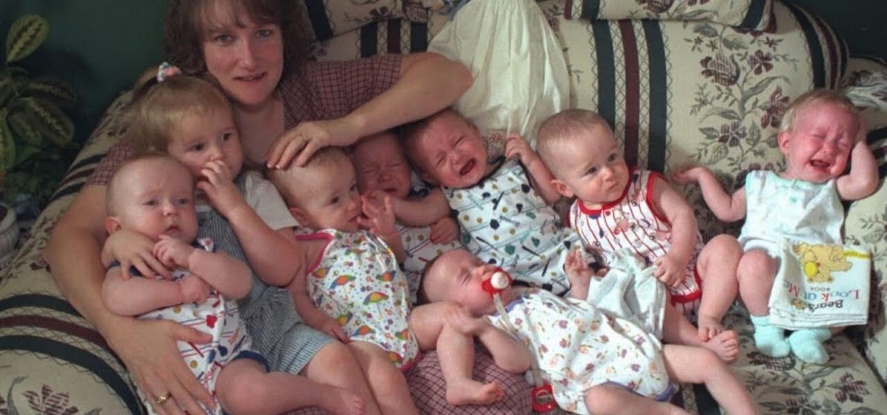 Mother, Husband , Septuplets